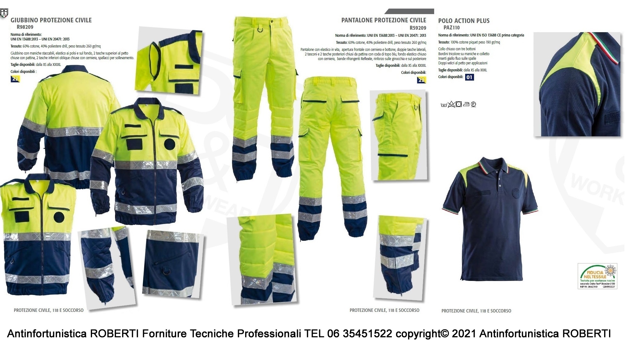 Antinfortunistica ROBERTI Forniture Professionali Tel 06 3534